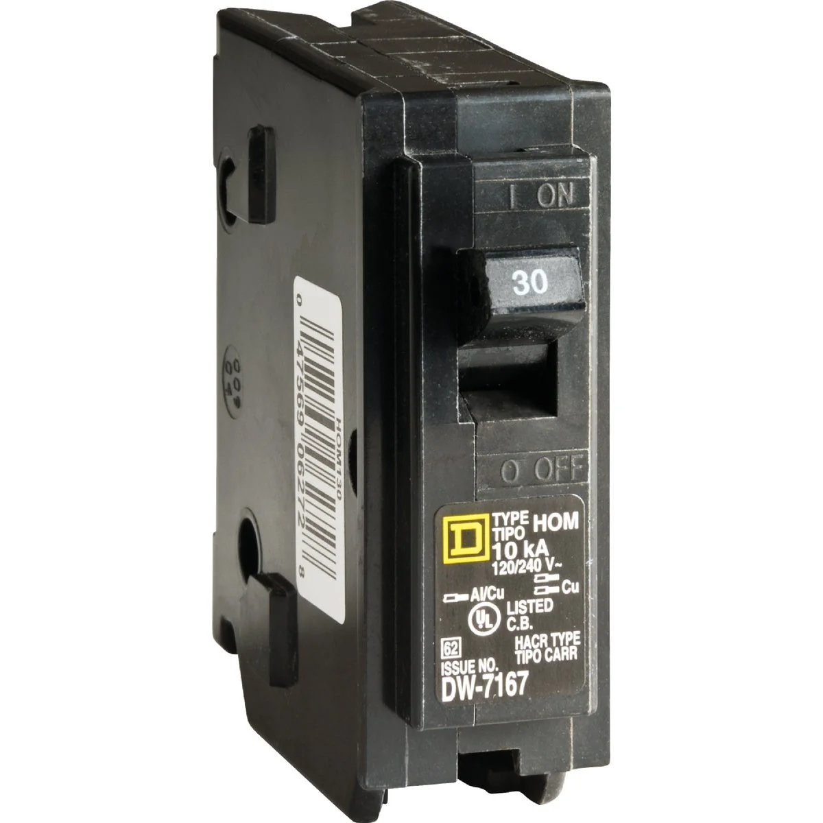 Premium Square D Homeline 30A Single-Pole Standard Trip Circuit Breaker Superior