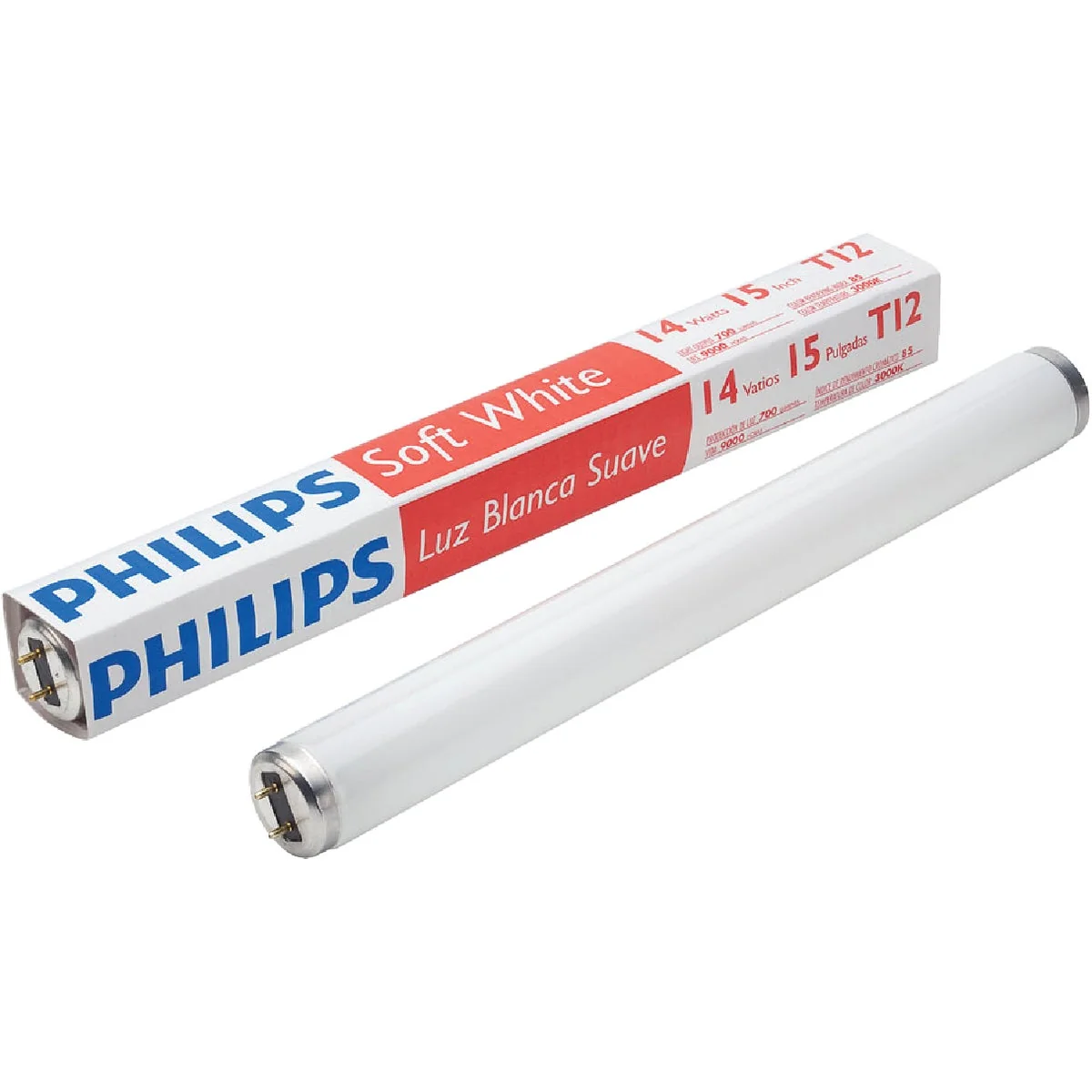 Expertly Made Philips ALTO 14W 15 In. Soft White T12 Medium Bi-Pin Fluorescent Tube Light Bulb Optimized