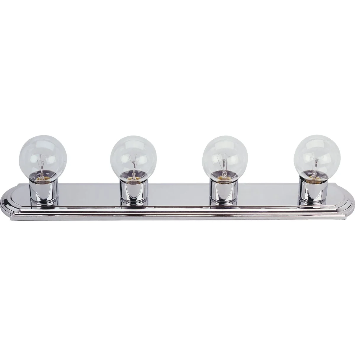 Expertly Made Home Impressions 4-Bulb Chrome Vanity Bath Light Bar User-Friendly