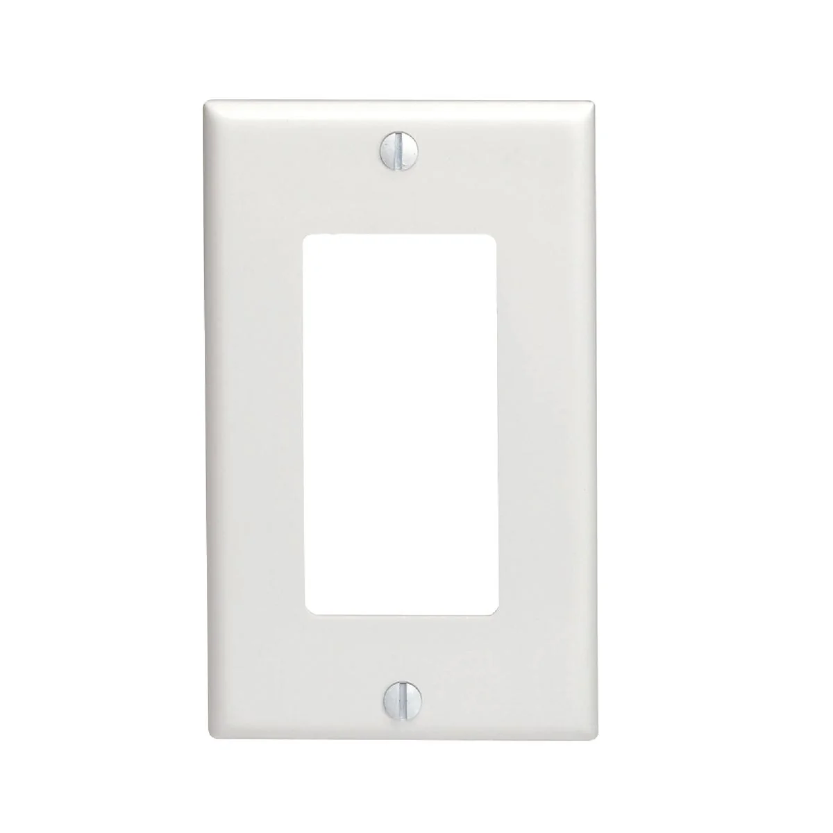 Next-Generation Leviton Decora 1-Gang Nylon Rocker Decorator Wall Plate White Stylish