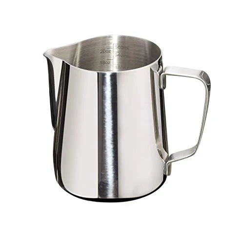 Casual Milk Frothing Pitcher 20oz Stainless Steel Cup for Latte Art Steam Pitchers Unique