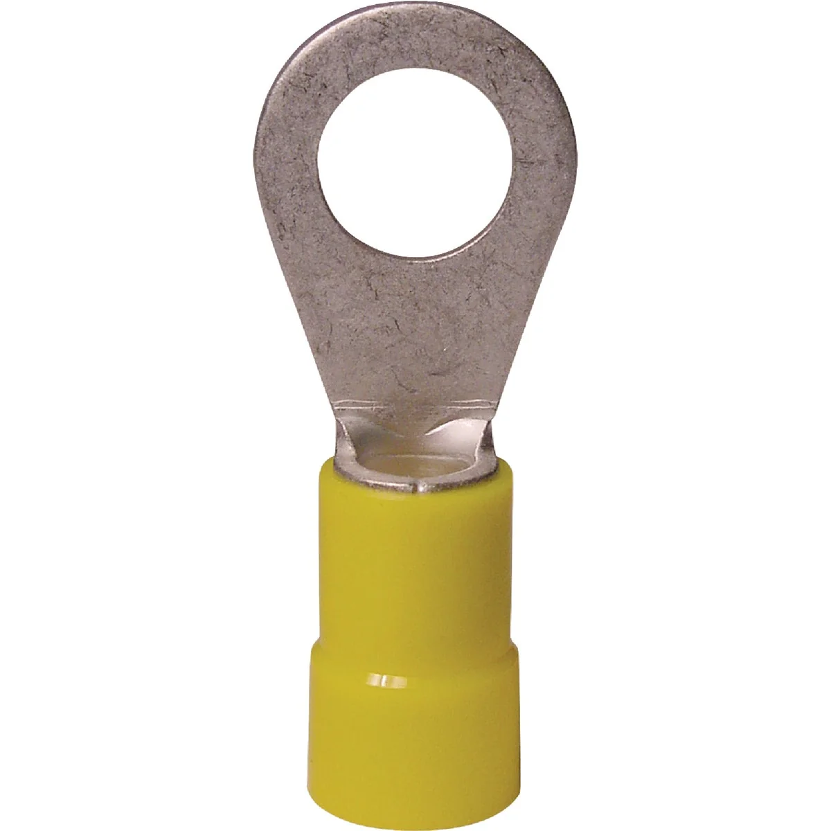Authentic Gardner Bender 12 to 10 AWG 8 to 10 Stud Size Yellow Vinyl-Insulated Barrel Ring Terminal 50-Pack Powerful