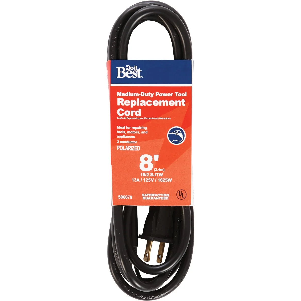 High-Grade Do it 8 Ft. 16 2 13A Power Tool Large Appliance Cord Prestigious
