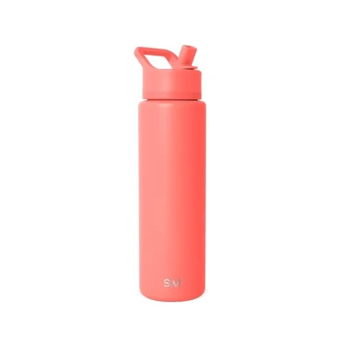 Minimalist Insulated Water Bottle with Straw High-Grade
