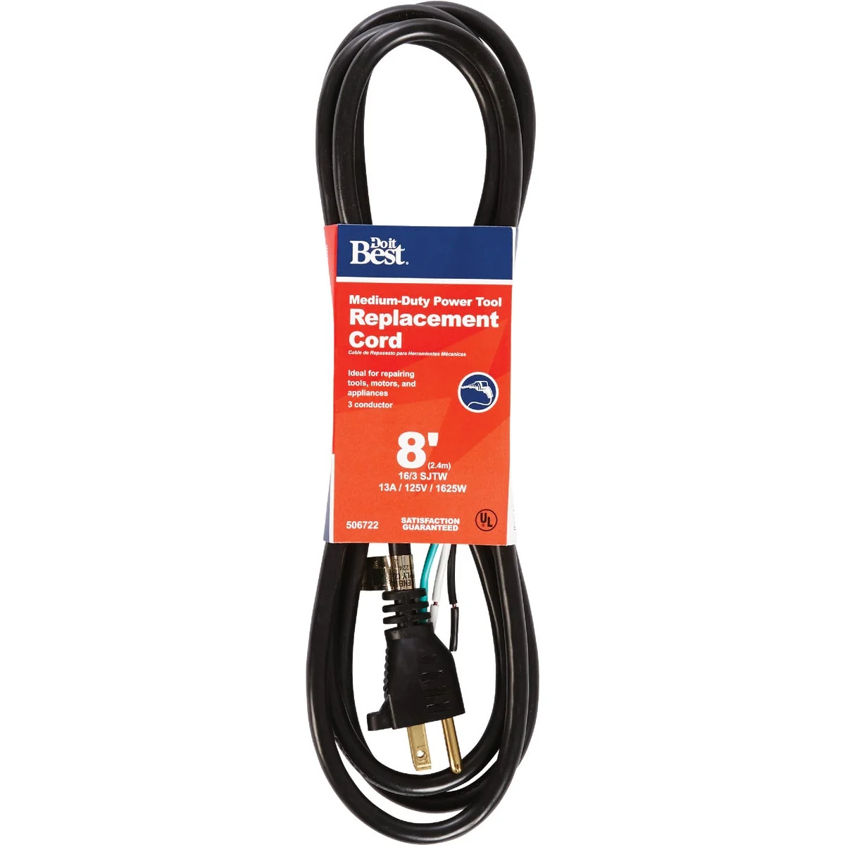 Casual Do it 8 Ft. 16 3 13A Large Appliance Cord Environmentally Friendly