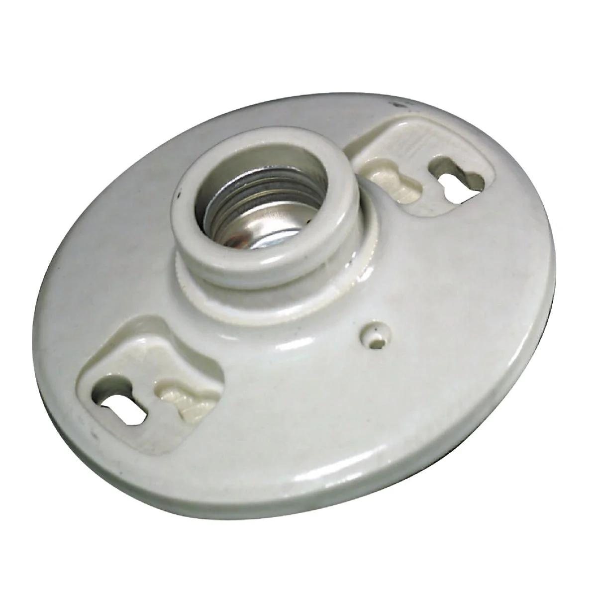 Traditional Leviton White Porcelain Incandescent Keyless Lampholder Certified