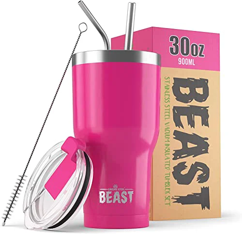Outstanding Beast 30 oz Tumbler Stainless Steel Vacuum Insulated Coffee Ice Cup Double Wall Travel Flask Traditional