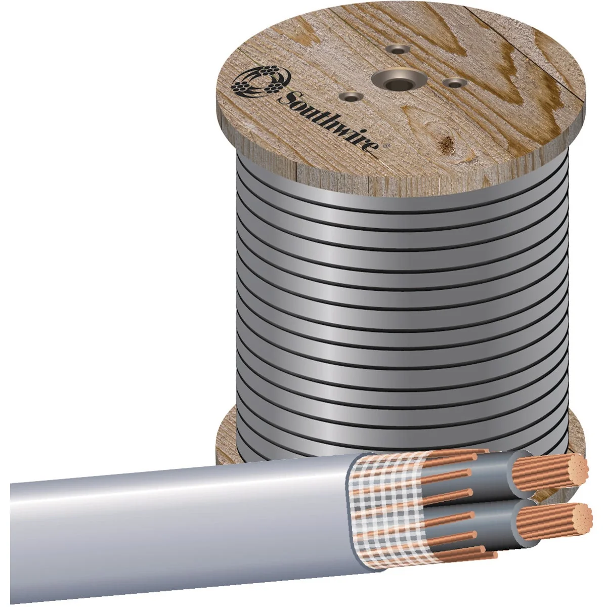 Minimalist Southwire 150 Ft. 6-6-6 AWG CU SEU Electrical Wire Functional