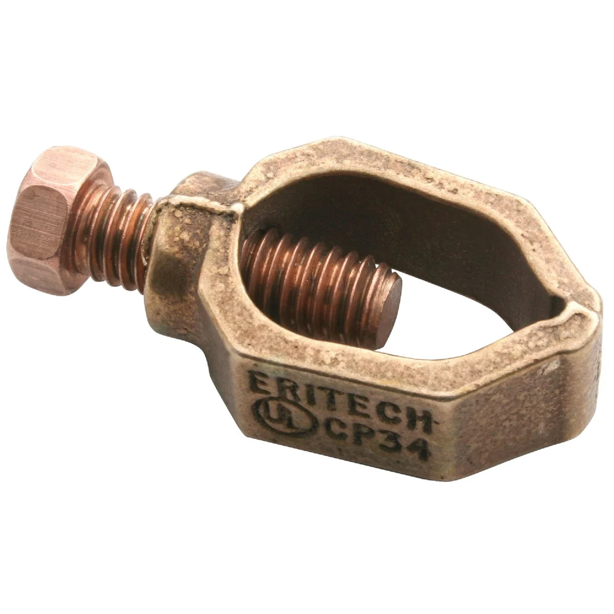 Pure Erico 1 2 In. to 3 4 In. 8 to 2 AWG Ground Ground Clamp Unique