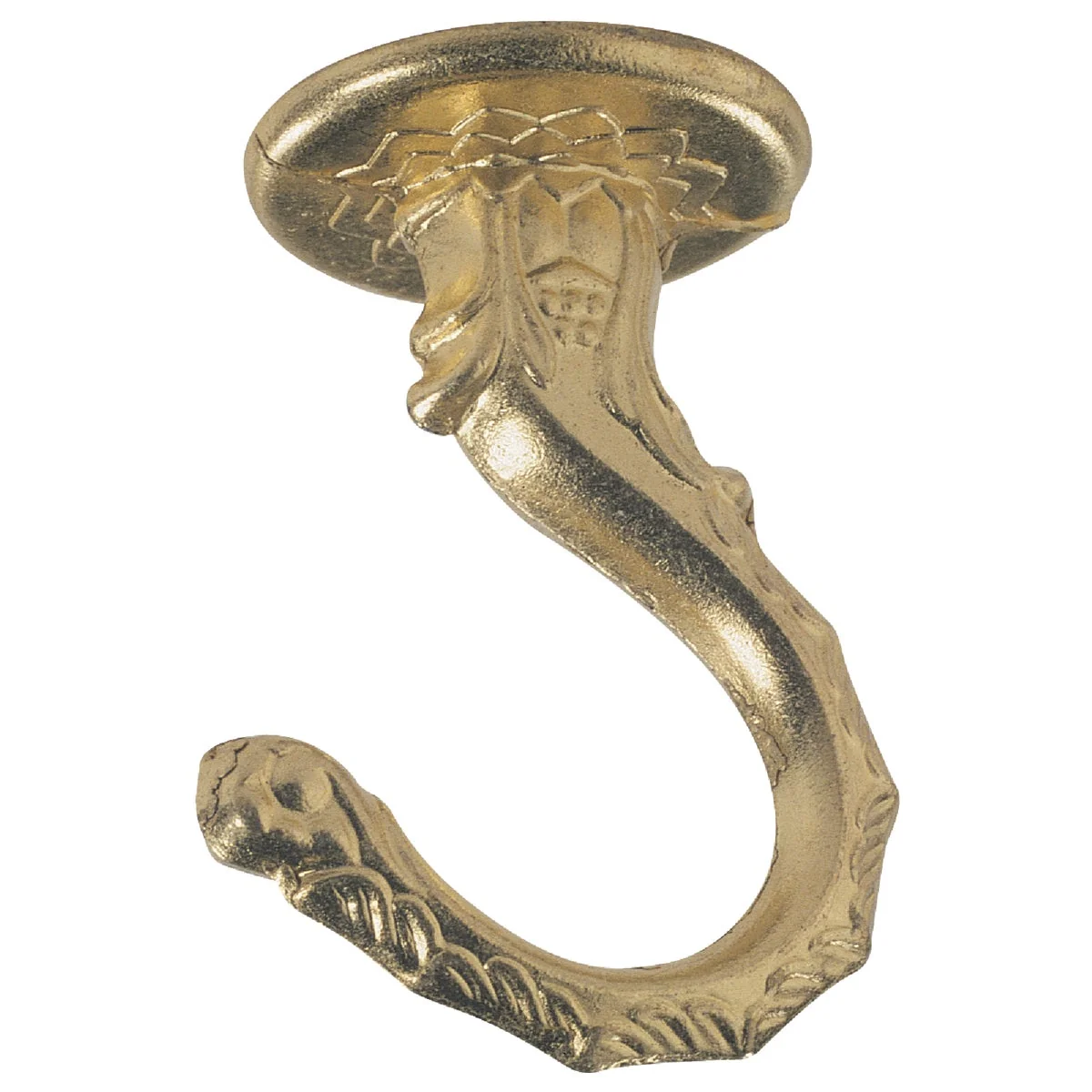 Quality Westinghouse 2-1 2 In. Polished Brass Steel Swag Hook Detailed