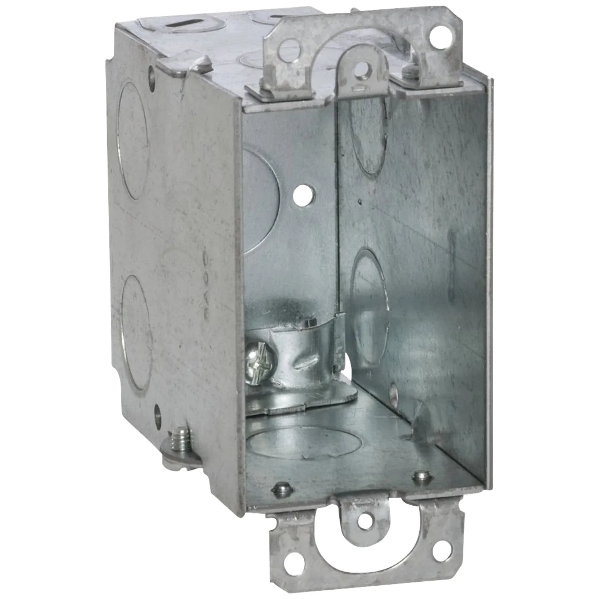 Efficient Raco 1-Gang Steel Welded Wall Box Natural