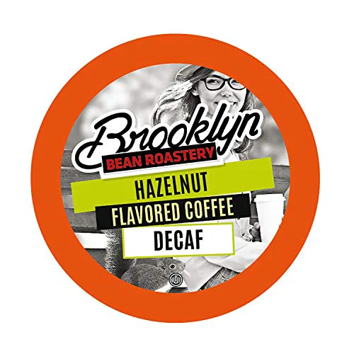 Traditional Coffee Pods Hazelnut Decaf 40 Count Reusable