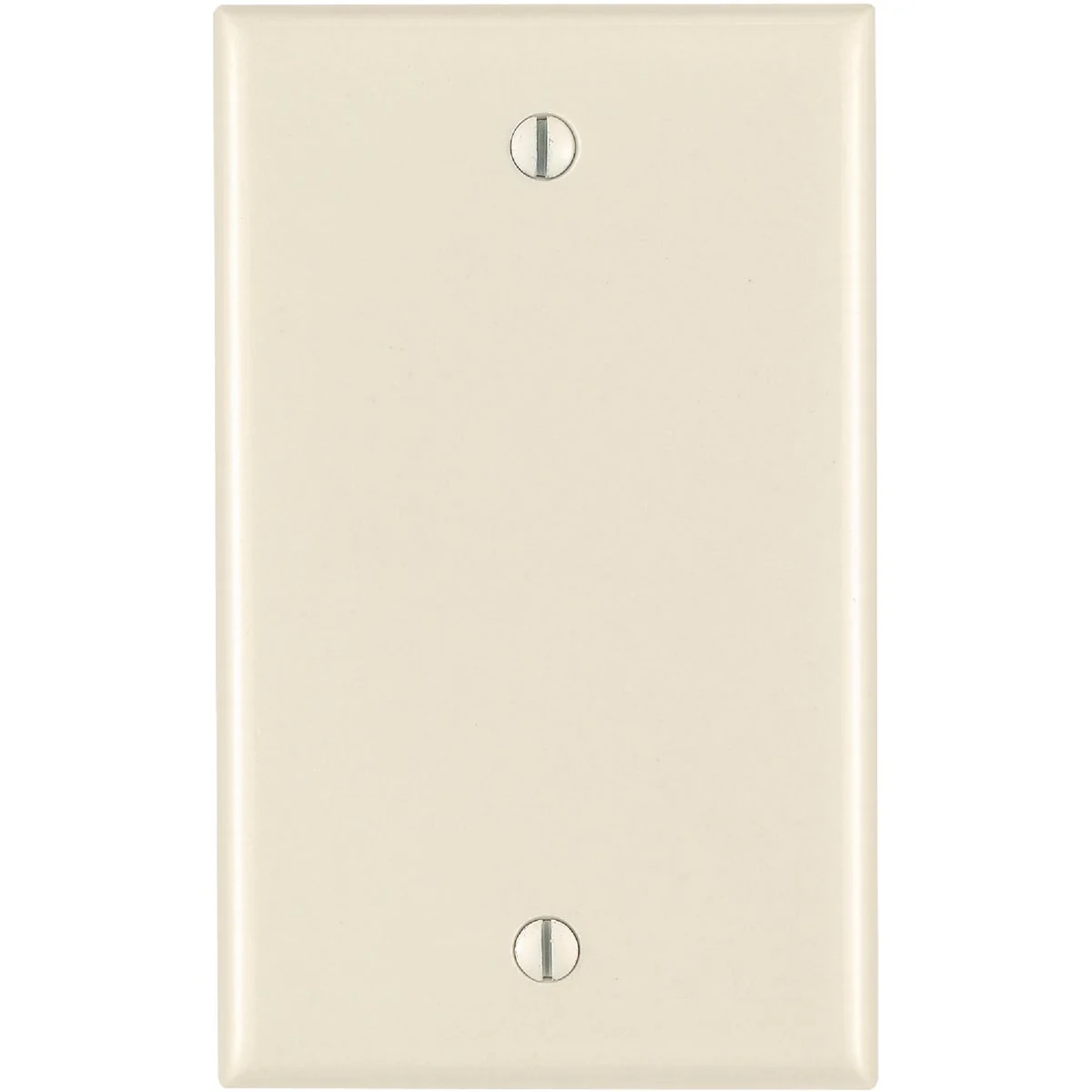 Exceptional Leviton 1-Gang Standard Thermoset Blank Wall Plate Light Almond Official