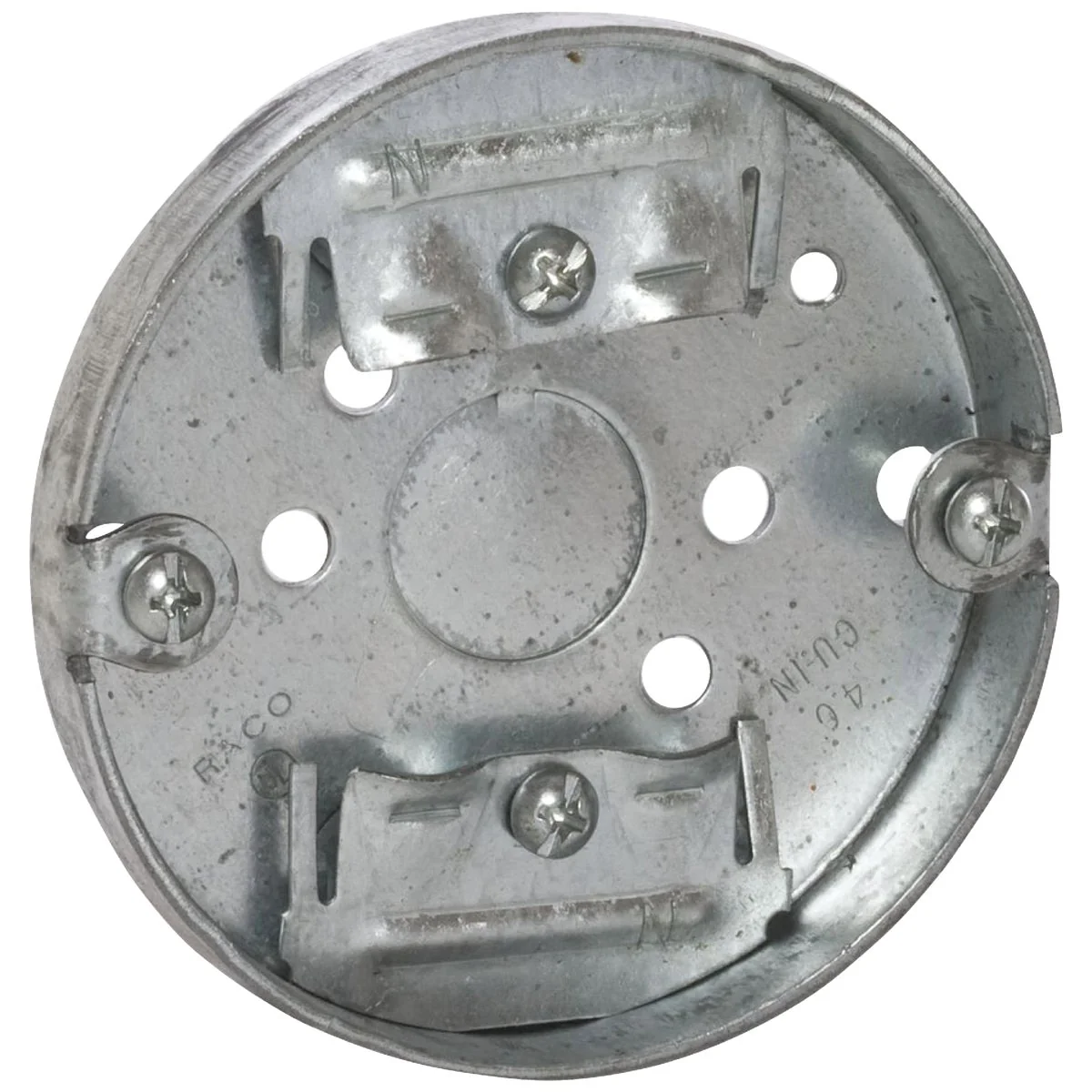 Fashionable Raco 50 Lb. Rating Steel 4 Cu. In. Ceiling Box Superior