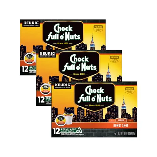 Smart Chock Full o'Nuts Donut Shop Coffee 36 Count Optimized