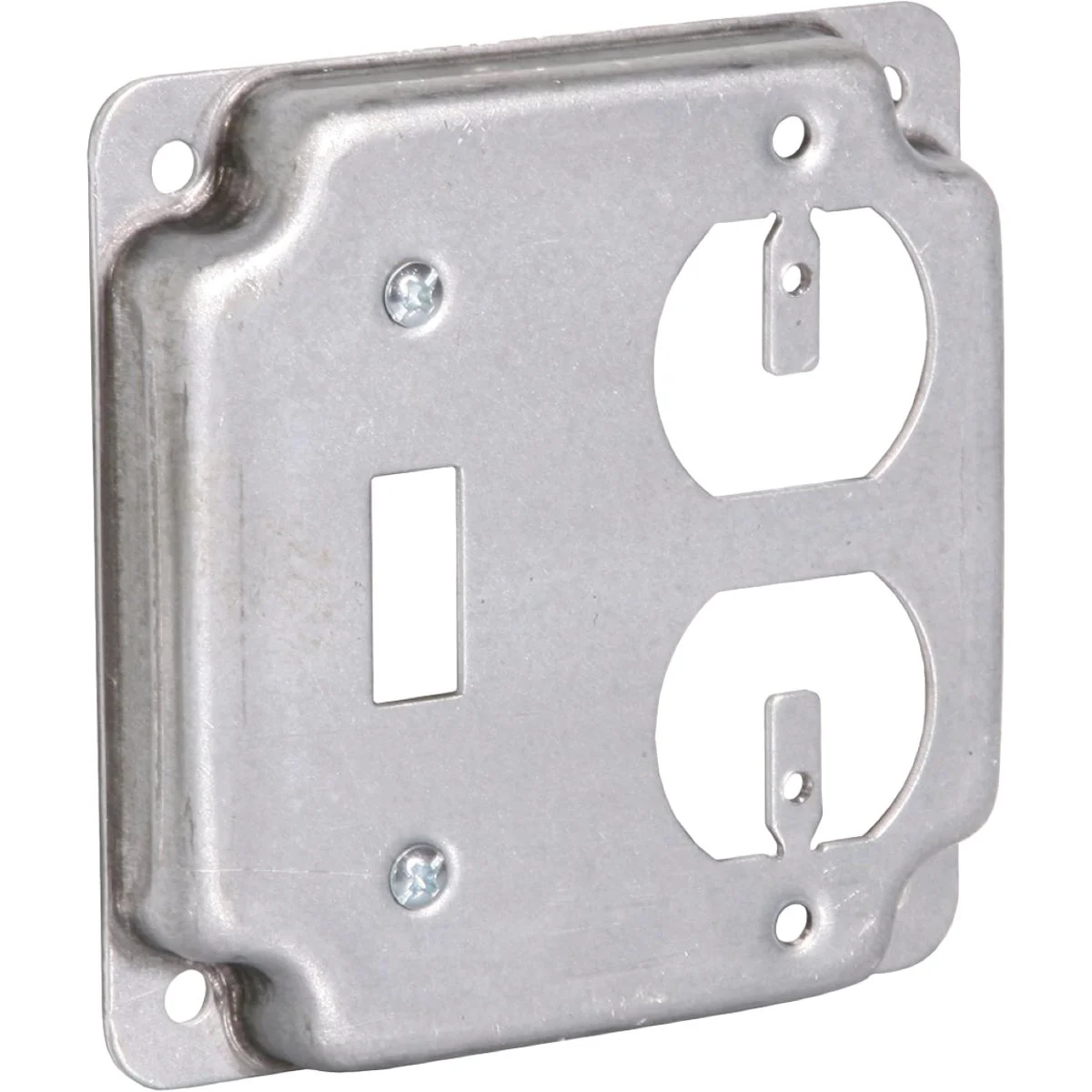 Easy-to-Use Raco Toggle Switch Duplex Outlet 4 In. x 4 In. Square Device Cover World-Class