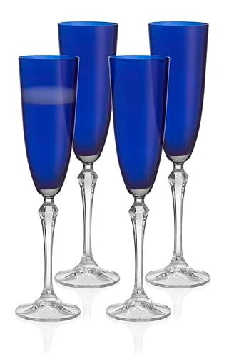 Organic Champagne Flute Glasses Artisan