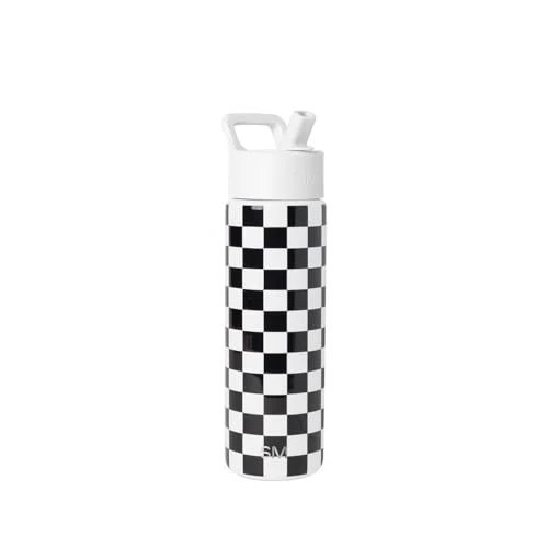 Fashionable Insulated Water Bottle with Straw Stylish