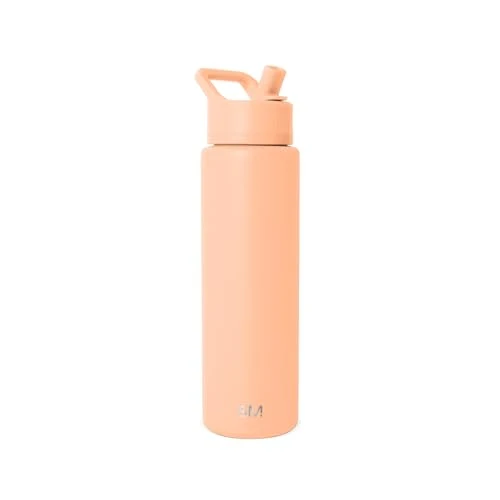 Functional Insulated Water Bottle with Straw Versatile