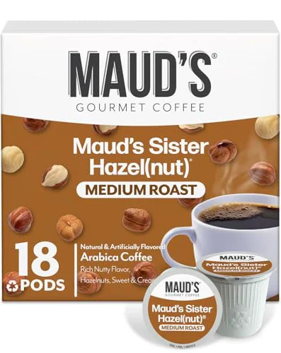 Certified Sweet Hazelnut Flavored Coffee Pods 18 Count Excellent