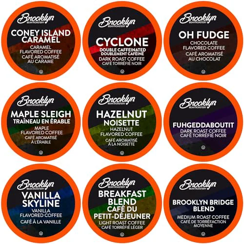 Reusable Coffee Pods Assorted Handcrafted Gourmet Variety Pack Coffee Sampler 40 Count Artisan