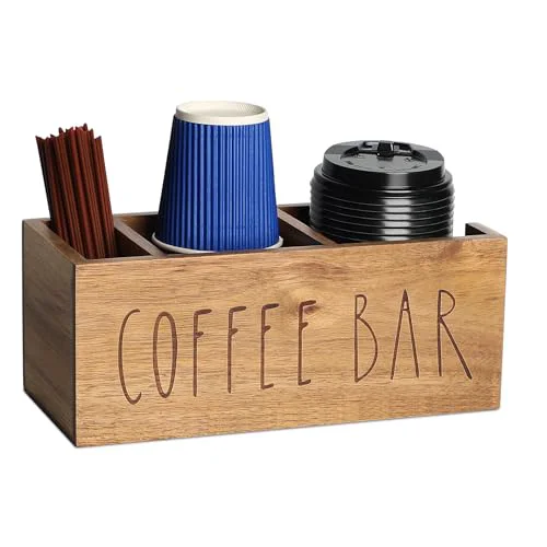 Responsible Acacia Wood Station Organizer Easy-to-Use