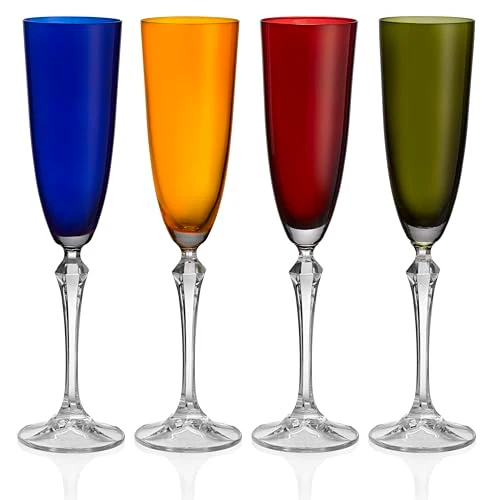 Contemporary Champagne Flute Glasses Certified