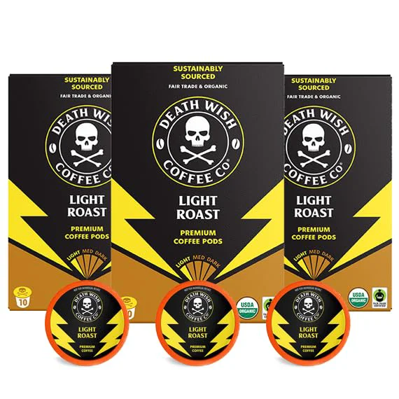 Fine Crafted Light Roast Single Serve Coffee Pods 30 Count Relaxed