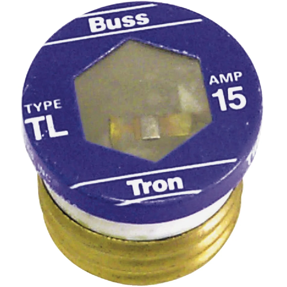 Recyclable Bussmann 15A TL Time-Delay Plug Fuse 4-Pack High-Grade