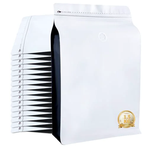 Environmentally Friendly New 1.5 KG Large Capacity Coffee Bags with Valve 50 Count High-End