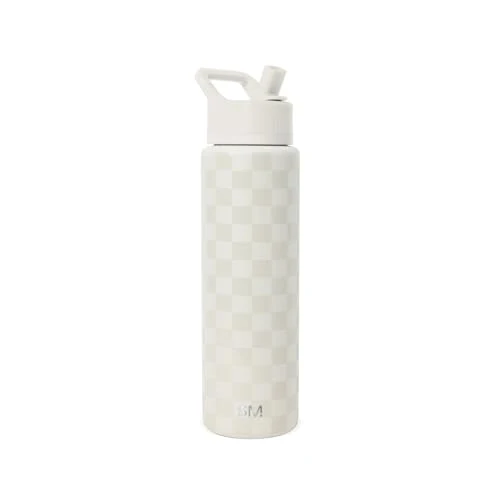 Reusable Insulated Water Bottle with Straw Genuine