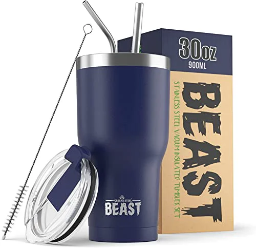 Exclusive Beast 30 oz Tumbler Stainless Steel Vacuum Insulated Coffee Ice Cup Double Wall Travel Flask Trendy