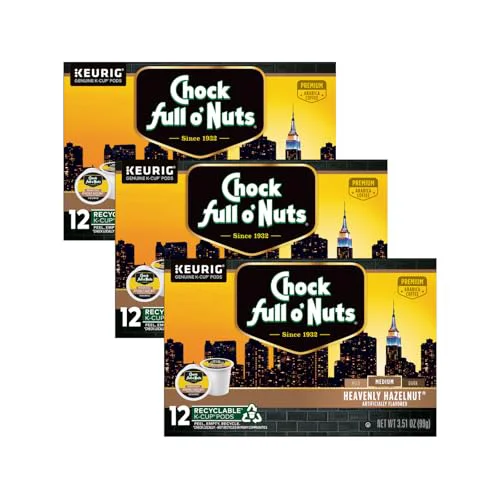 Carefully Designed Chock Full o'Nuts Heavenly Hazelnut Coffee 36 Count Effective