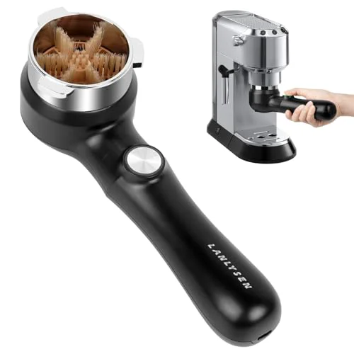 Secure 51mm Espresso Coffee Machine Electric Cleaning Brush Espresso Machine Cleaning Brush 360° Totally Enclosed Cleaning for 3 EARS 51MM Delonghi Dedica Style Series EC680 and EC685 Powerful