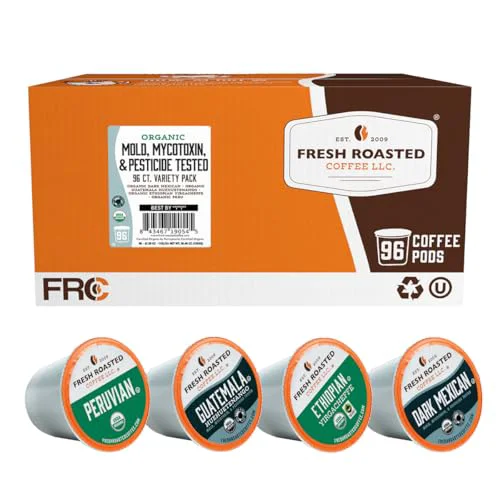 Authentic Organic Mold Mycotoxin Tested Variety Pack K 96 Count Lightweight