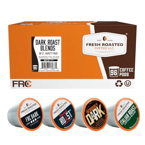 Enhanced Dark Roast Blend Variety Pack K 96 Count Top-Quality