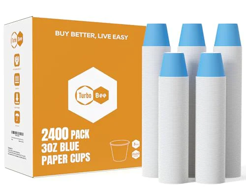Quality 3oz Disposable Paper Cups 2400Pack 2400 Count Healthy