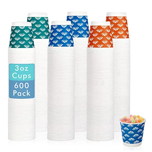 Recyclable 600 Pack 3 oz Disposable Bathroom Paper Cups 600 Count Specialty