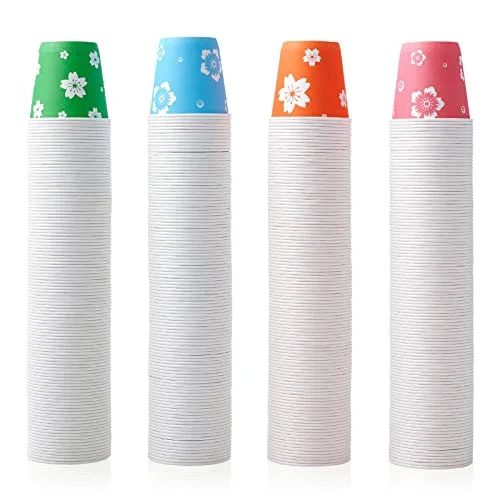 Long-Lasting 400 Pack 3 oz Paper Cups Crafted