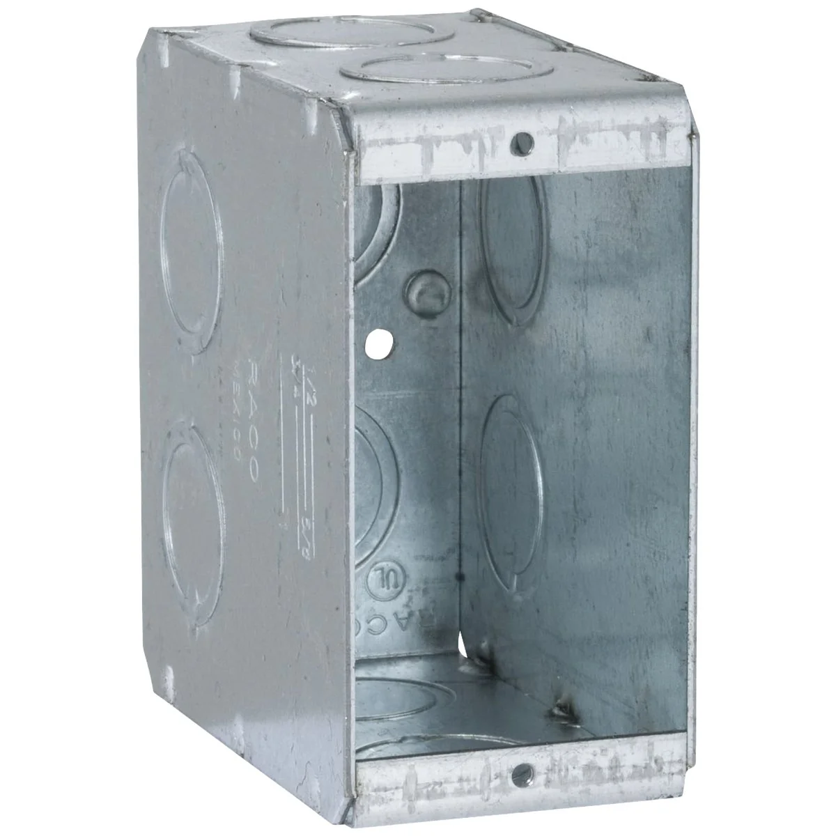 Enhanced Raco 1-Gang Steel Welded Masonry Wall Box Crafted