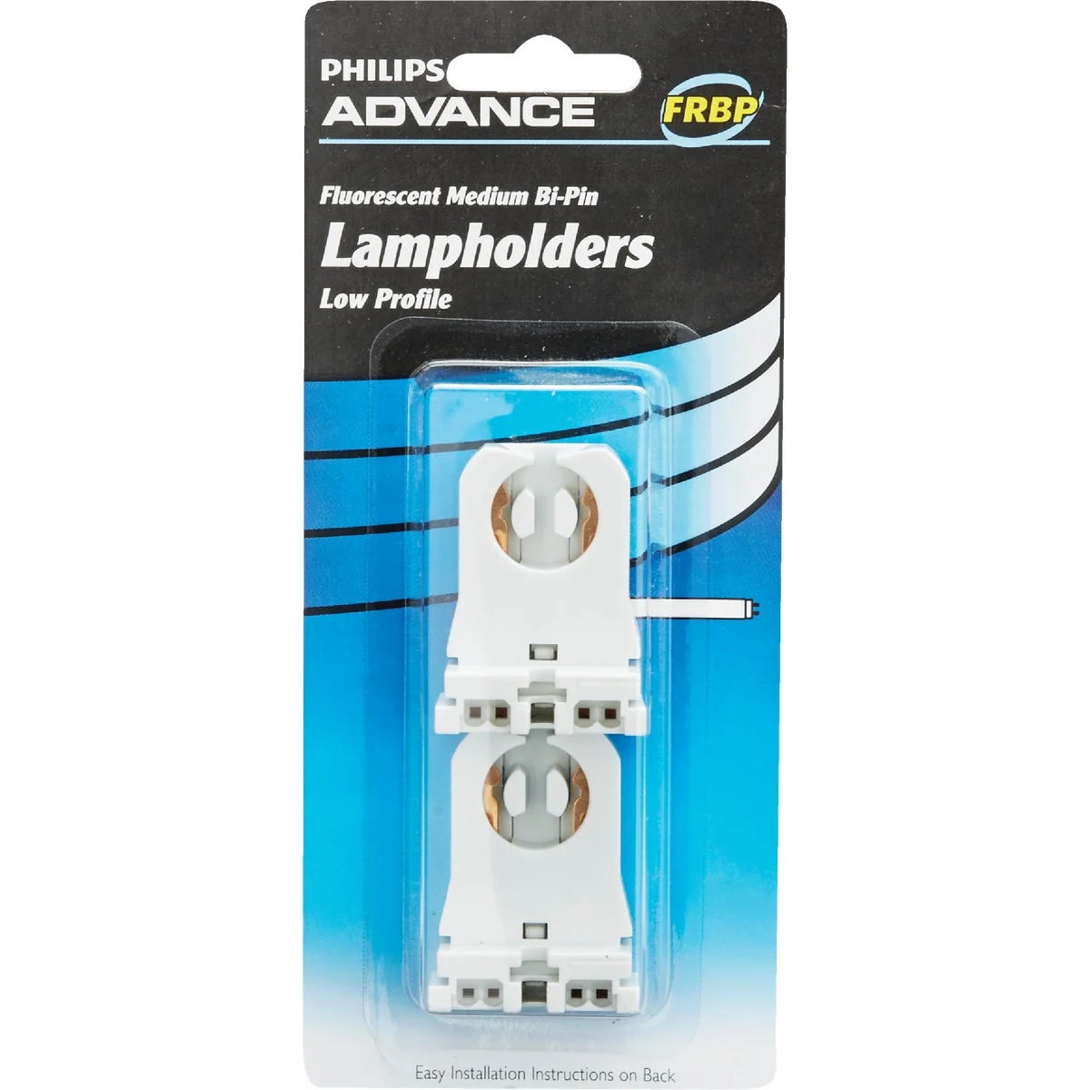Relaxed Philips Low Profile Tombstone Medium Bi-Pin T8 T12 Fluorescent Lampholder 2-Pack Comfortable