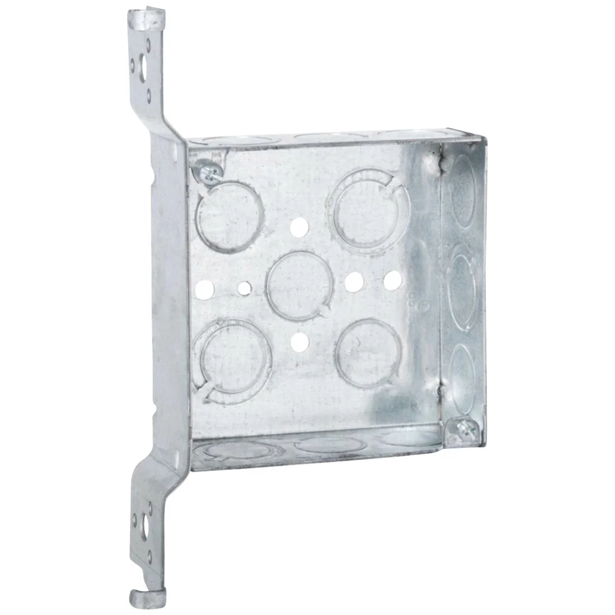 World-Class Raco Bracket Mount 4 In. x 4 In. Welded Steel Square Box Authentic