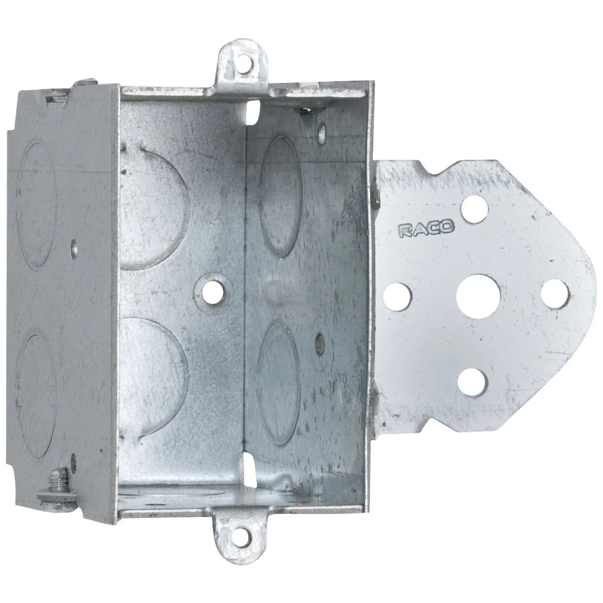 Authentic Raco 1-Gang Steel Welded Wall Box Contemporary