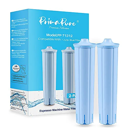 Excellent 2 Pack PrimaPure Coffee Machine Water Filter for Jura Clearyl Blue 71445 2 Count Verified