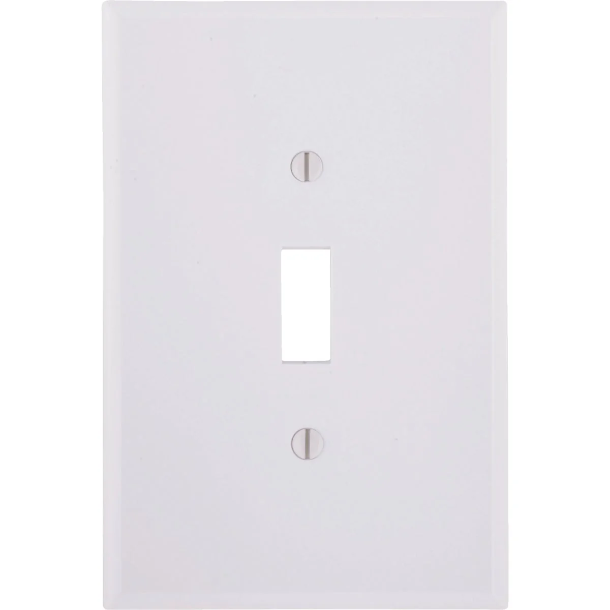 Fast Leviton 1-Gang Plastic Oversized Toggle Switch Wall Plate White Genuine