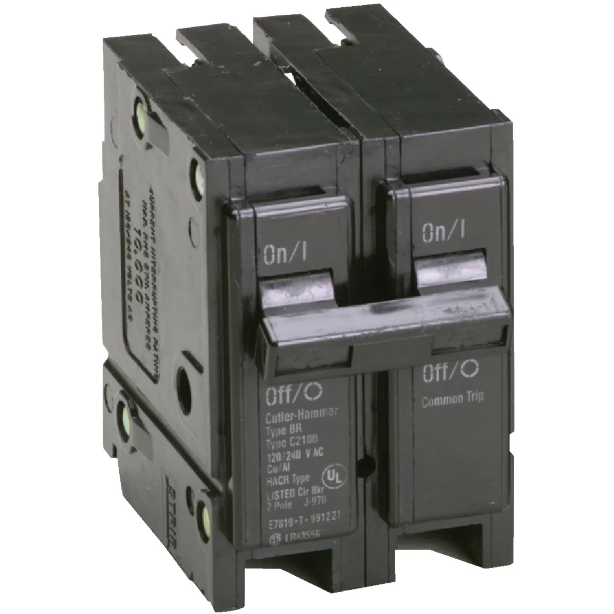 Functional Eaton BR 60A Double-Pole Standard Trip Circuit Breaker Advanced