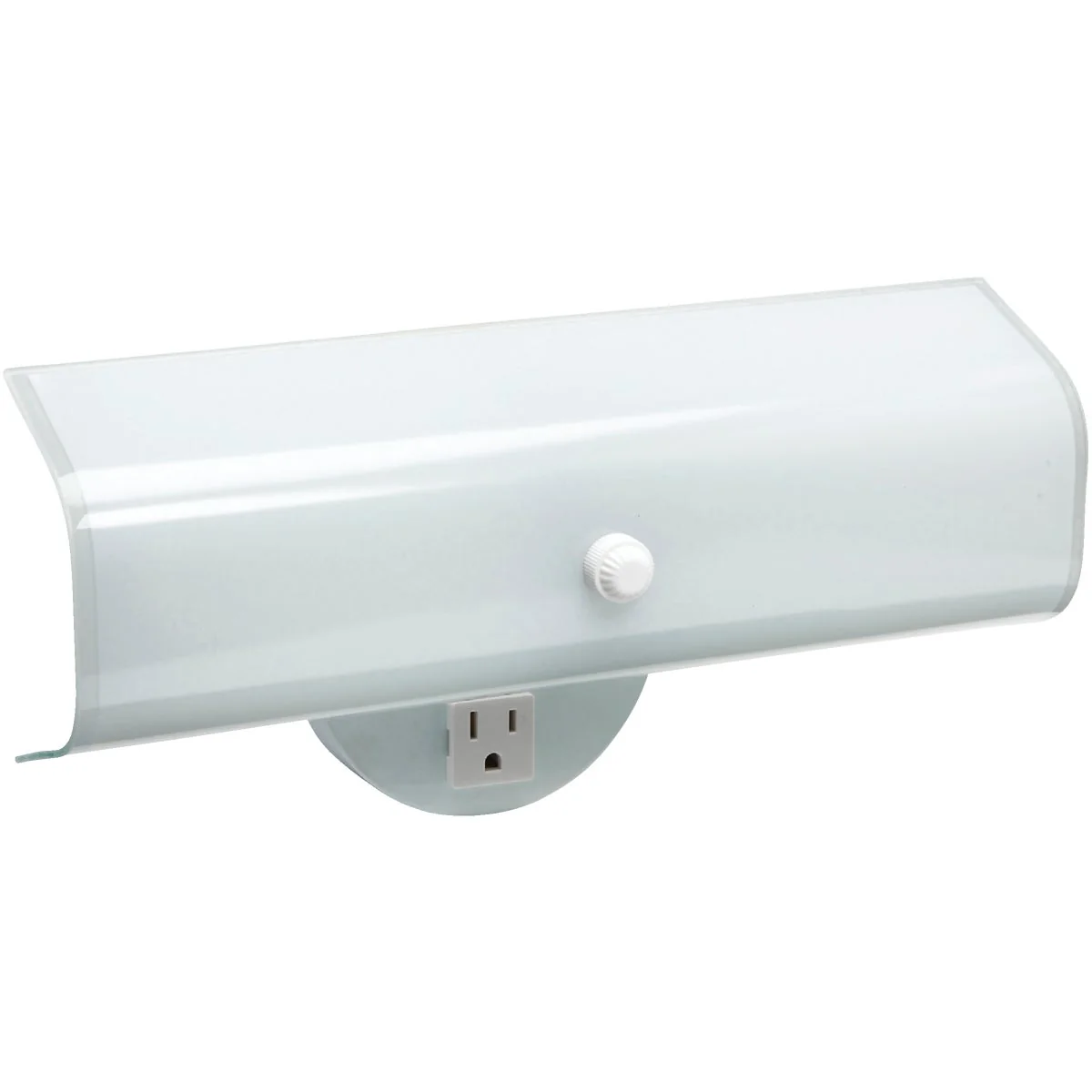 Detailed Home Impressions 2-Bulb White Wall Light Fixture Fine