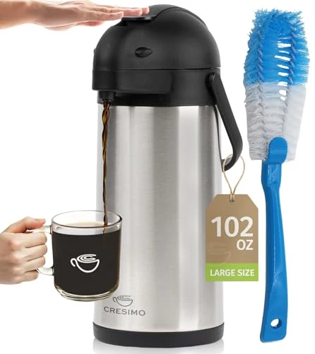 Unique Coffee Carafe Airpot Cleaning Brush 102oz Smart