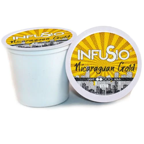 Advanced Coffee Pods 96 Count Nicaraguan Gold Medium Light Roast Single serve Coffee pods for Keurig K Cup® Brewers Certified