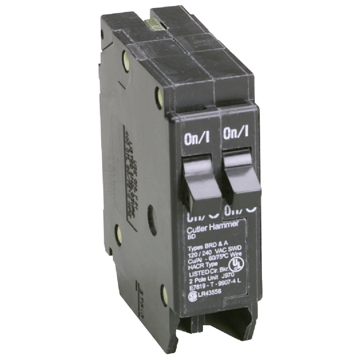Official Eaton BD 15A 20A Double-Pole Standard Trip Duplex Circuit Breaker Durable